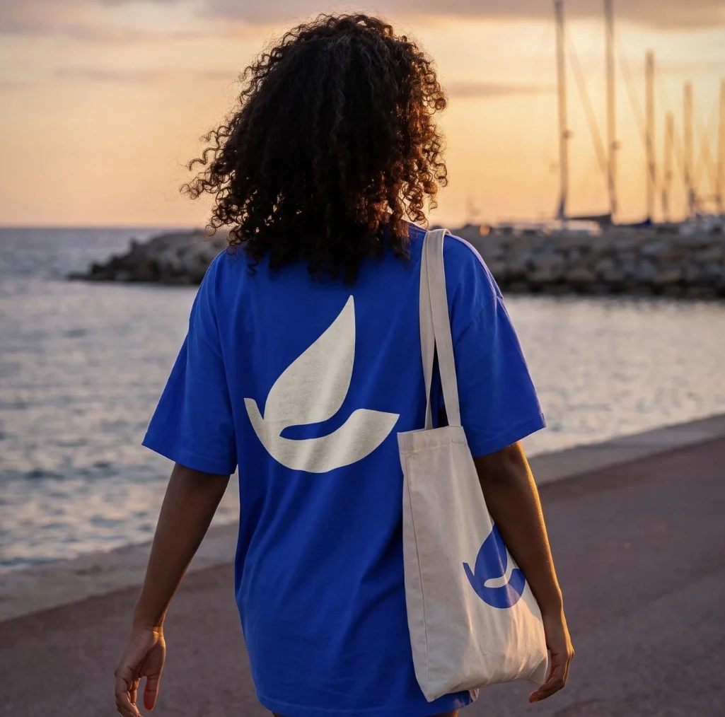 Camiseta Vela azul Chi Ken Gybe